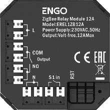 EREL-12ZB - Релейний модуль ZigBee 3.0 (12A)