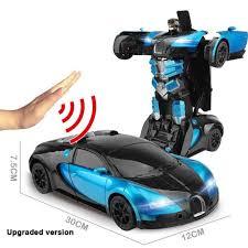 Машина трансформер на радиоуправлении,на аккумуляторе детская игрушечная игровая радиоуправляемая на пульте - фото 1 - id-p2168978622