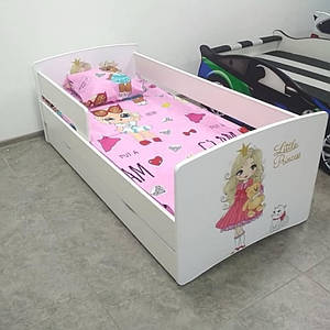 Дитяче ліжко Kinder Cool 80*170 см + ящик з бортиком ТМ Viorina-Deko