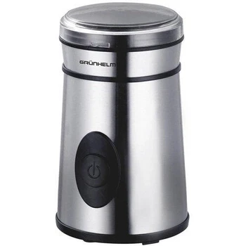 Кавомолка Grunhelm GC-3250S 300 Вт 50г Електрична кавомолка Кавомолка для перемелювання зерен Потужна кавомолка