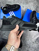 Кроссовки adidas новинки черные Мужские замшевые с устойчивой подошвой,Отличное качество 2023 Оригинал 43 akj