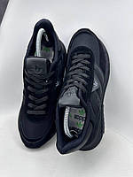Чоловічі брендові фірмові кросівки, для міста чорні 41р прості, текстильні, Магазин кросівок Взуття akj