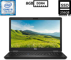 Ноутбук Dell Latitude 5580/15,6"TN(1920x1080)/Intel Core i5-7200U 2.50GHz/8GB DDR4/SSD 256GB/Intel HD Graphics