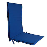 Подушка на садовую мебель, стулья, кресла 100х45х2 синяя