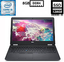 Ноутбук Dell Latitude E5570/15,6"TN(1366x768)/Intel Core i5-6300U 2.40GHz/8GB DDR4/SSD 128GB/Intel HD Graphics