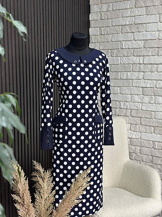 Стильна жіноча сукня, тканина "Креп Дайвінг" 50, 54, 56 розмір 50, фото 2