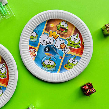 "Ам Ням" - Тарілочки 23 см (упаковка 8 шт)