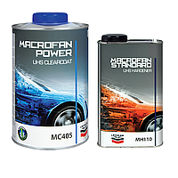 LECHLER Лак Macrofan Power UHS Clearcoat MC405L1 / Затверджувач MH110L0.5 Macrofan UHS Standard Hardener