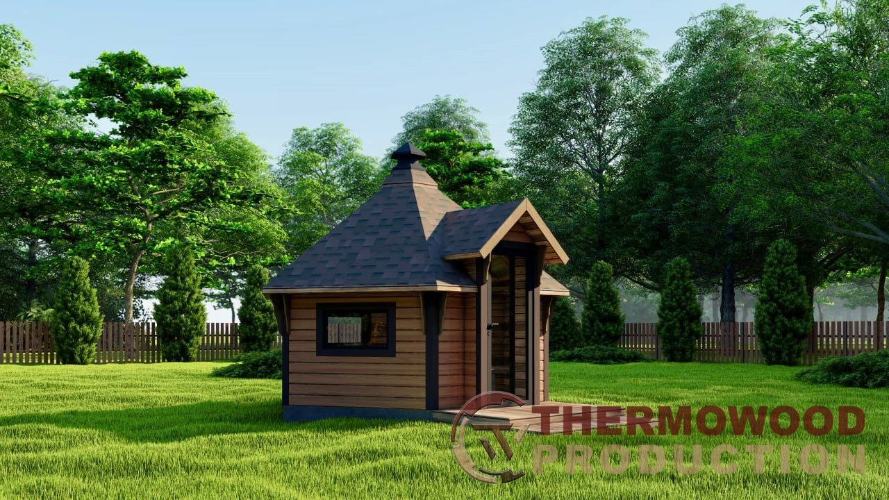 Модульная баня от производителя Thermowood Production фото