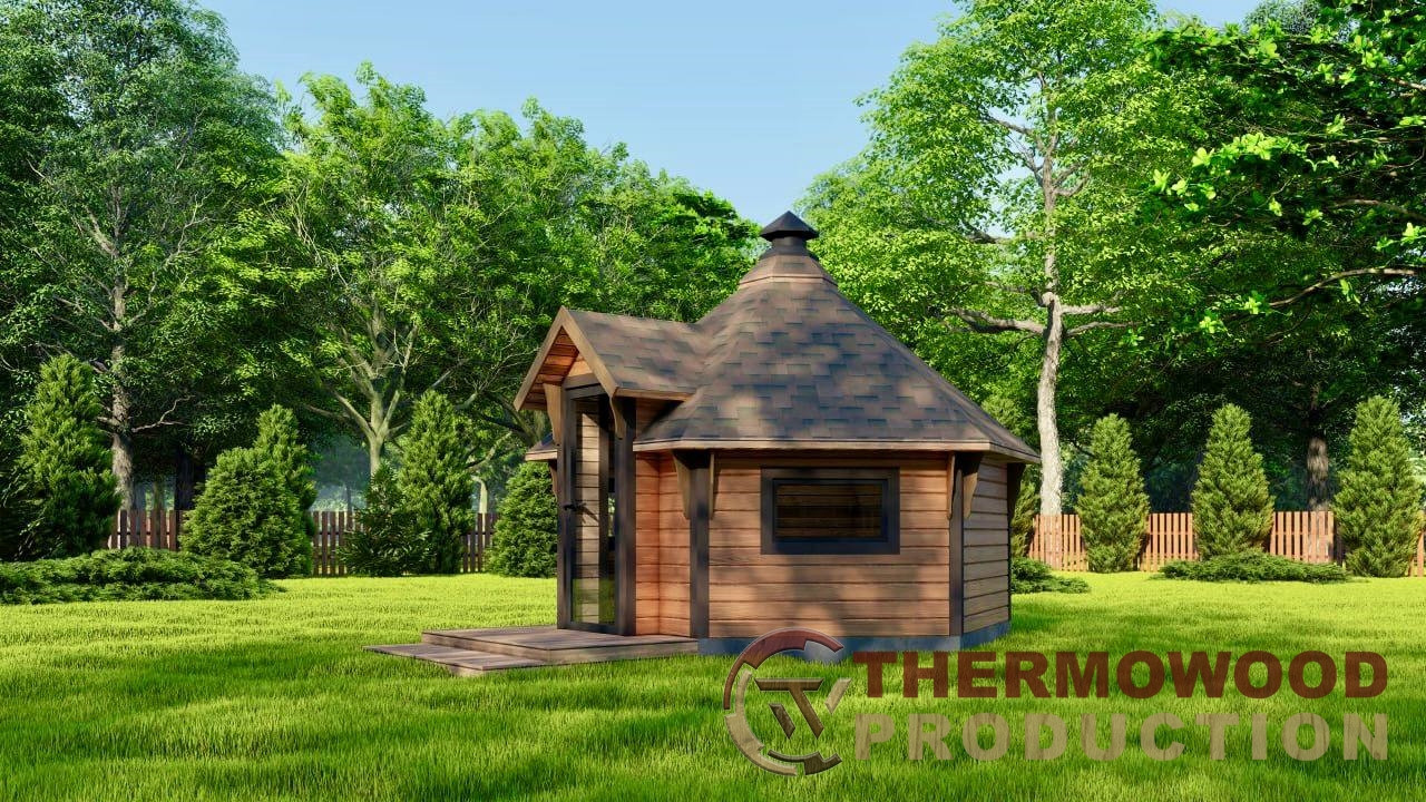 Модульная баня от производителя Thermowood Production фото