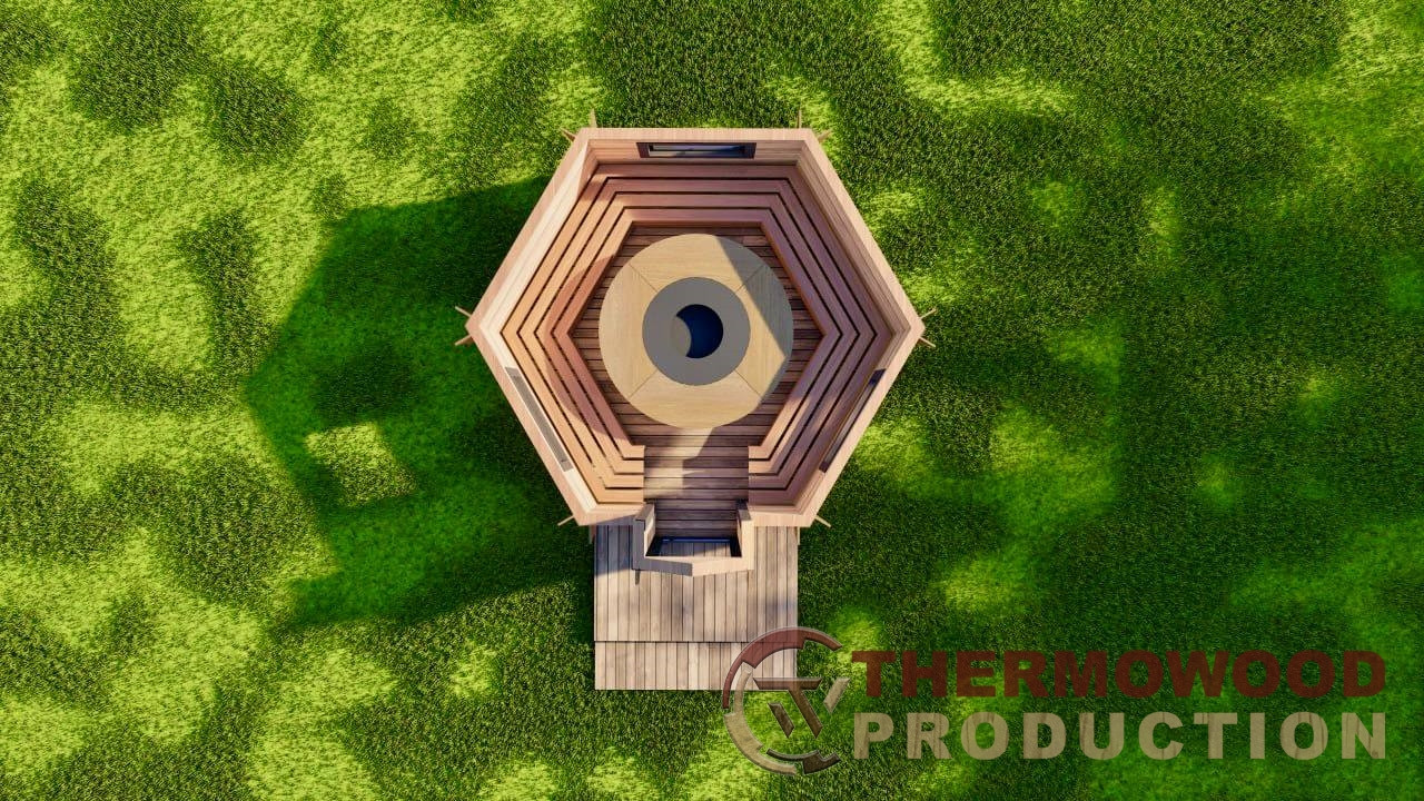 Модульная баня от производителя Thermowood Production фото