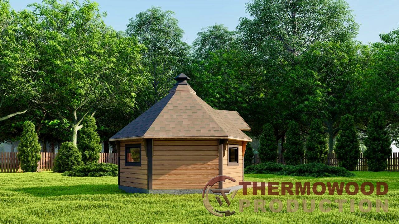 Модульная баня от производителя Thermowood Production фото