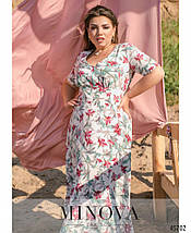 Стильна жіноча сукня, тканина "Софт" 48, 50, 52, 54 розмір 48, фото 2