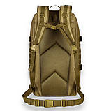 Туристический армейский рюкзак з системою «Молле», 60 л, фото 4
