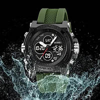 Часы наручные электронные тактические SKMEI 2065AG, Водонепроницаемые мужские ZR-389 часы фирменные
