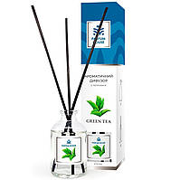 Аромадиффузор Parfum House Зеленый чай 50 мл аромат для дома, дифузор с палочками