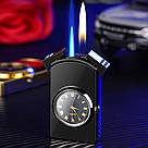 Подарункова запальничка дворежимна з годинником LG-757, фото 4