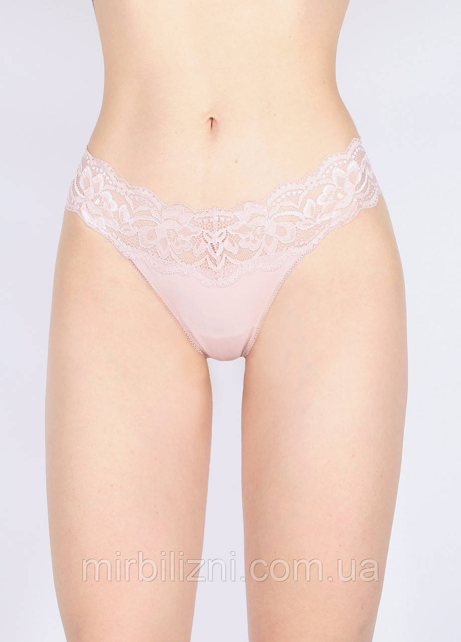 Трусики Acousma капучіно, арт.6268Т (мереживо, стрінги)