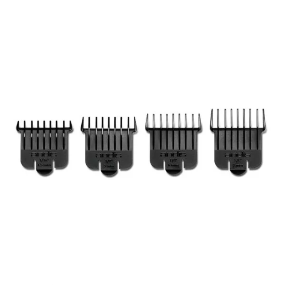Комплект насадок на тримери для стрижки Andis Snap-On Blade Attachment Combs 4-Comb Set  (AN 23575)