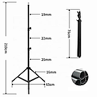 Штатив посилений 8806 Light Stand 2,10 м, фото 3