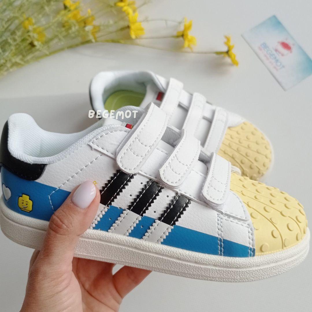 Дитячі кросівки кеди Adidas Superstar Lego