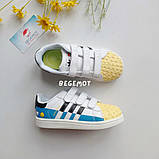 Дитячі кросівки кеди Adidas Superstar Lego, фото 2