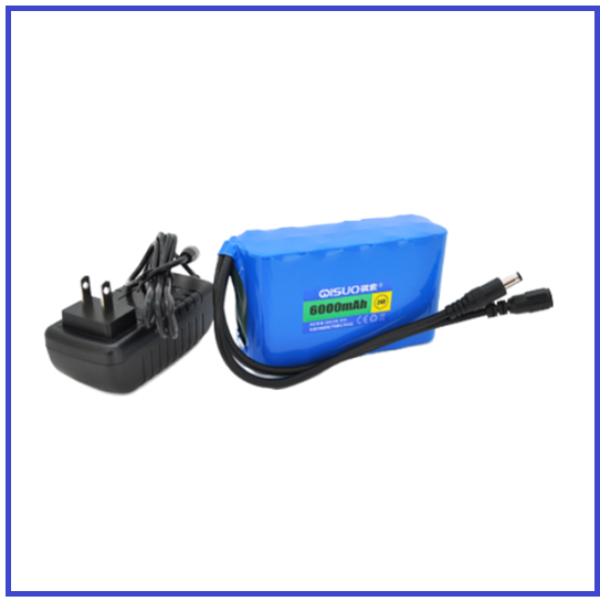 Акумуляторна батарея літієва QiSuo 24V 6Ah з елементами Li-ion 18650 (112x38x70) + зарядний пристрій