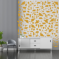 Вінілова інтер'єрна наклейка кольорова декор на стіну, шпалери та інші поверхні "terrazzo плями" з Оракала