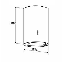 Витяжка GRANADO Yunkos 1604-1200 Inox, фото 4