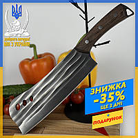 Кухонный нож топорик King Cary Kitchen 32,5 см, Кухонный нож поворской универсальный "Шеф-повар", Нож топорик