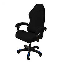 Чохол для ігрового крісла чорний спандекс g0030