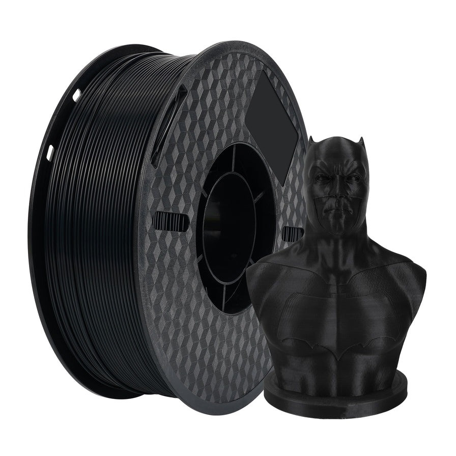 Пластик філамент для 3Д-друку Kingroon PA Nylon Black, 1.75мм, 1кг, H250-280°C, Чорний