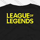 Футболка чорна Morze League of Legends  V2, фото 4