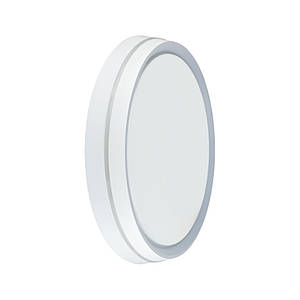 Світильник світлодіодний настінно-стельовий круглий Violux FLY 40W 5000K круг сірий