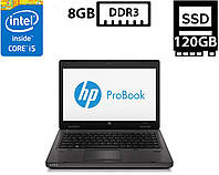 Ноутбук HP ProBook 6470b/14 TN(1366x768)/Intel Core i5-3340M 2.70GHz/8GB DDR3/SSD 120GB/Intel HD Graphics