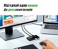 Комутатор 2 Port USB-перемикач/розгалужувач для шарингу принтера (Usb kvm switch) AMZ