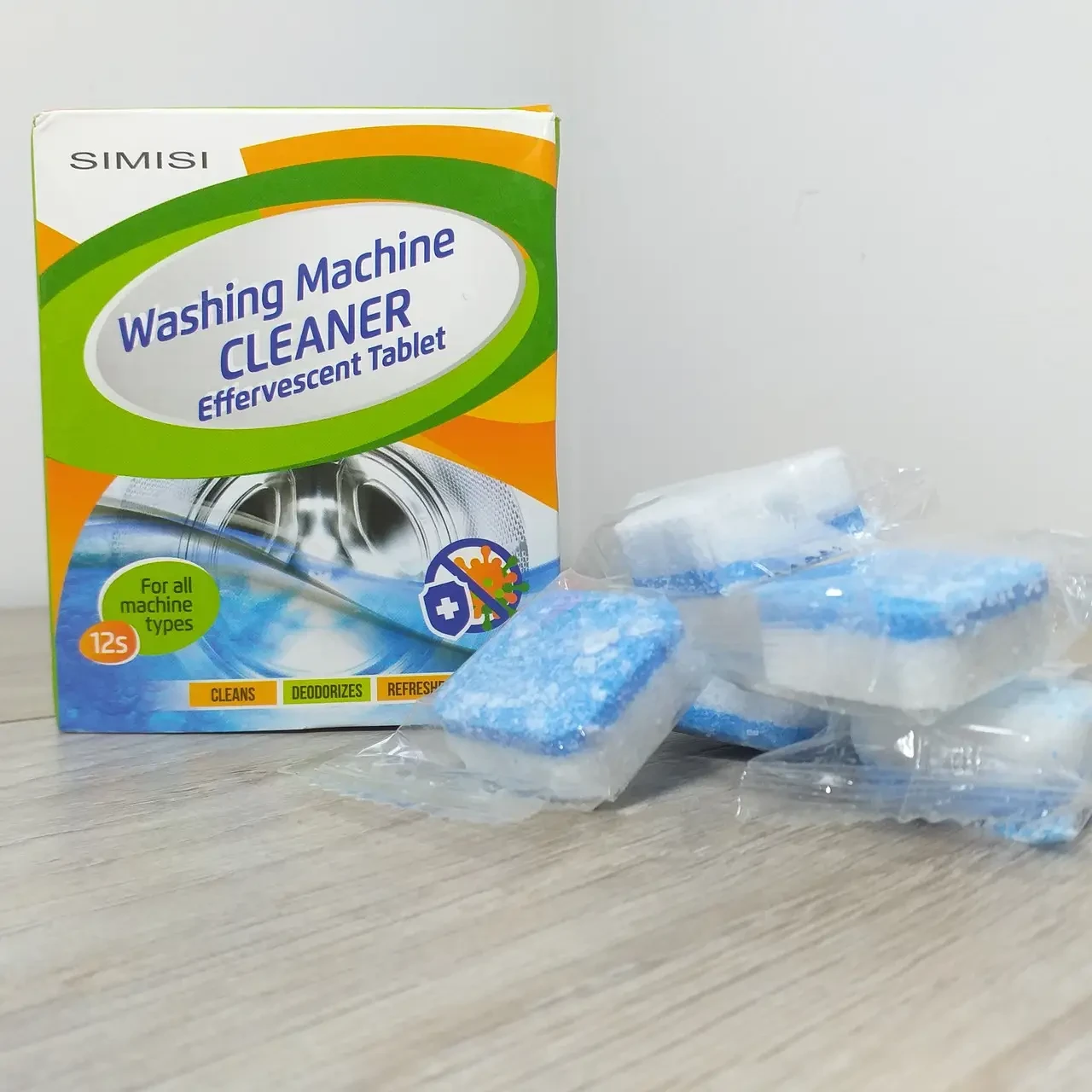 Антибактериальное средство очистки стиральных машин Washing mashine cleaner №2 в шипучих таблетках TOS - фото 2 - id-p2168934313