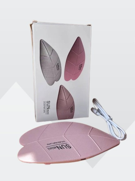 Лампа для манікюру гібридна SUN-mini Face Cleaner XL-258 UV/LED рожевиа