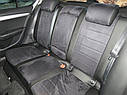Чохли на авто Hyundai Accent (Хендай Акцент) екошкіра + екозамш (алькантара), фото 3