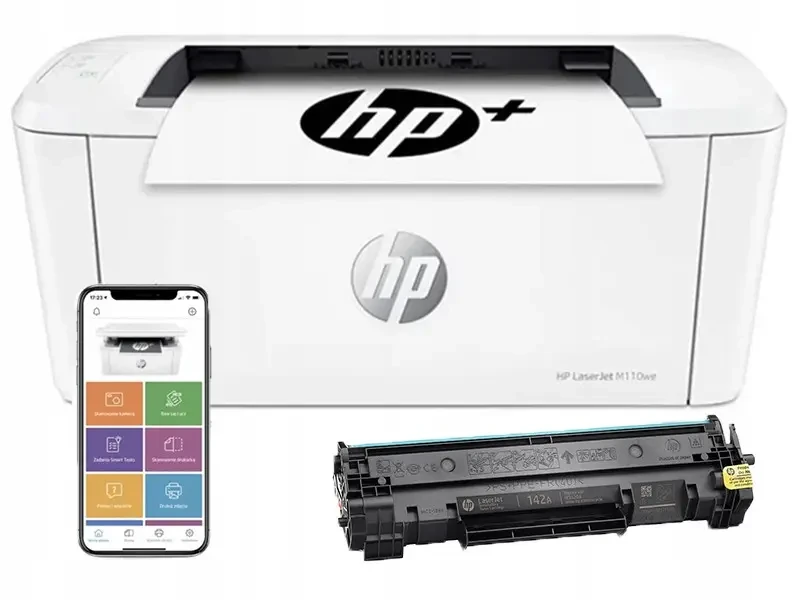 Чорно-білий принтер HP LaserJet M110we Принтер з wi fi (Принтер лазерний) AMZ
