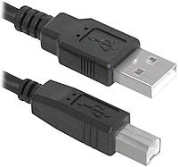 Кабель Defender USB04-17 USB2.0 AM-BM 5 м Черный (83765) (6358271) DH, код: 8368004