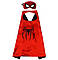 Комплект Спайдермена - накидка + маска, червоно-чорний, фото 4