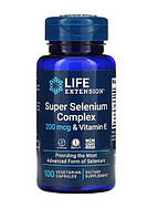 Life Extension, Super Selenium Complex з вітаміном Е, 200 мкг, 100 вегетаріанських капсул