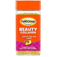 Комплекс для кожи волос ногтей Haliborange Adult Beauty Collagen 30 Gummies Pineapple DH, код: 8372348