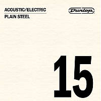 Струна Dunlop DPS15 Acoustic Electric Plain Steel String .015 BX, код: 6556698