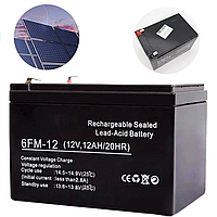 Аккумуляторная батарея 12В 12Ач / Свинцово-кислотный аккумулятор / Батарея для бесперебойника