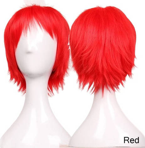 Перука червона косплей, VC V12, фото 1