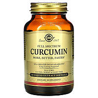 Куркумин Curcumin Solgar полный спектр 60 гелевых капсул DH, код: 7701480