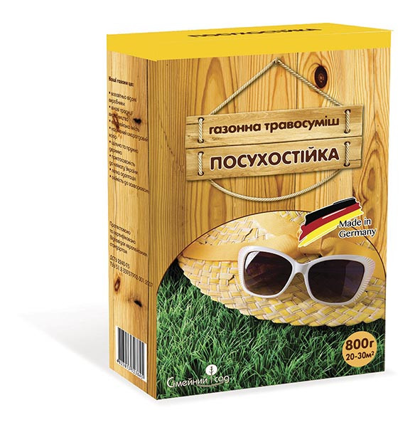 Газонна травосуміш Посухостійка 400 г, фото 1
