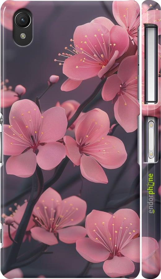 Чохол на Sony Xperia Z2 D6502/D6503 Пурпурова сакура "6075m-43-70447"